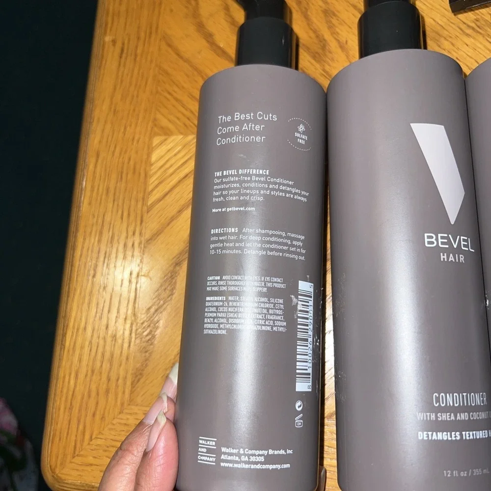 Bevel Sulfate Free Men's Conditioner for Textured Hair With Shea & Coconut Oil
